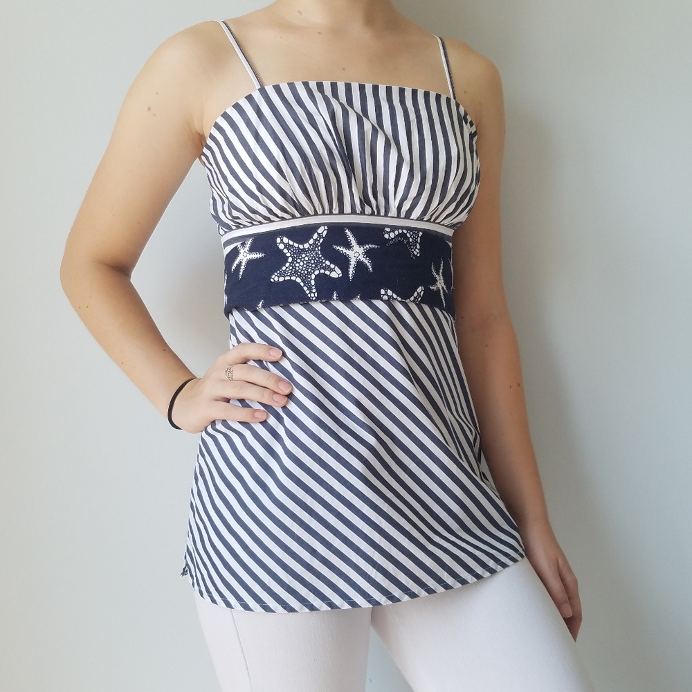 Vineyard Vines | Striped Starfish Tank Top